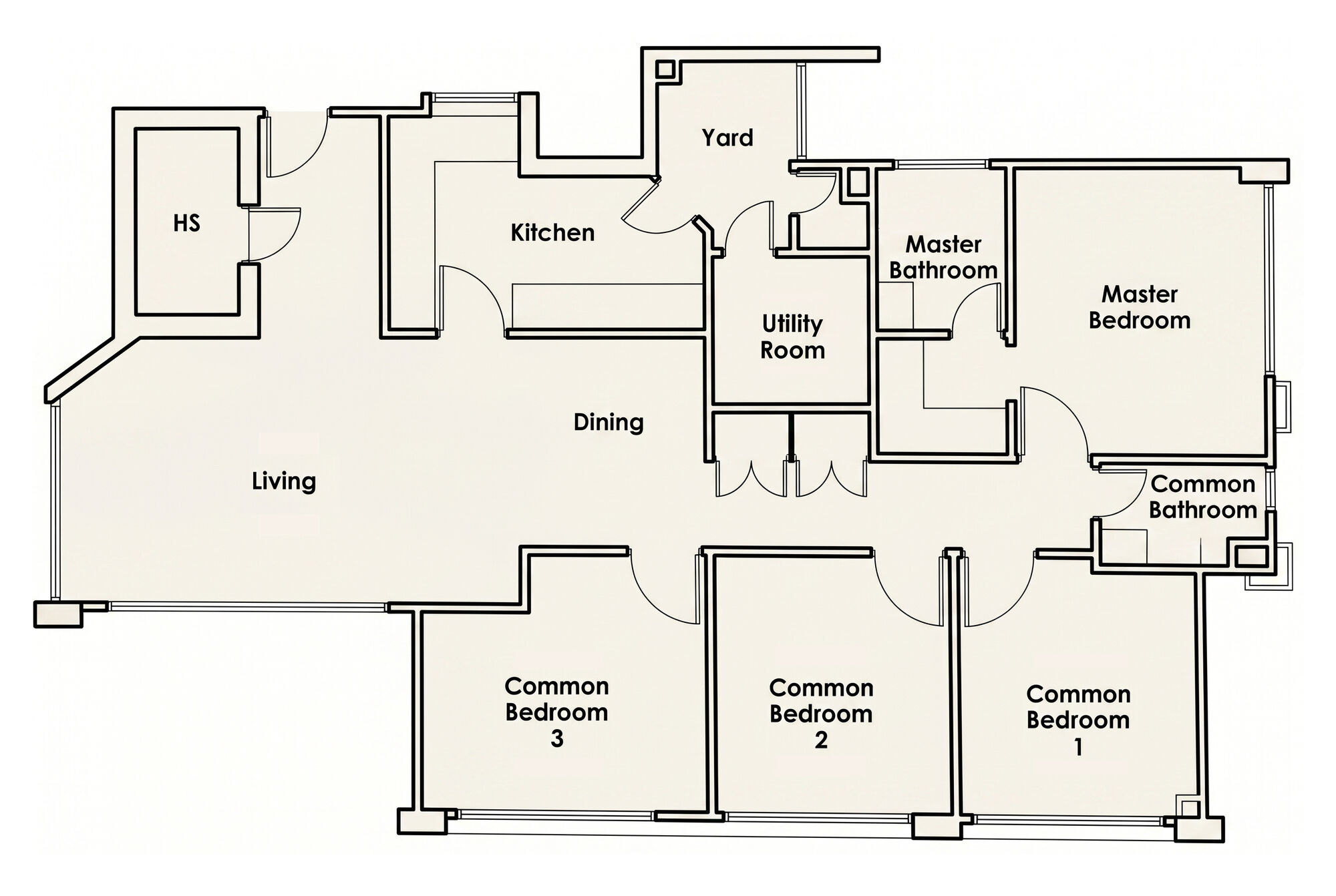 After: enhanced floor plan